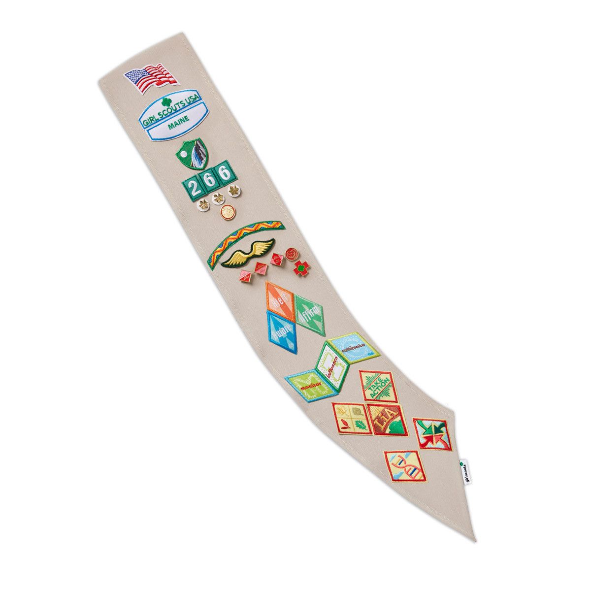Official Cadette, Senior, Ambassador Pocket Sash, Size: Regular