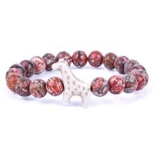 Giraffe Sahara Stone- Fahlo Bracelet