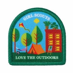 Girl Scouts Love the Outdoors Challenge 2026 Sew-On Patch