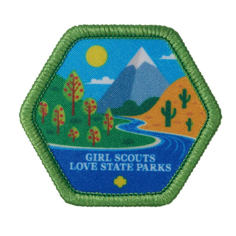 Girl Scouts Love State Parks 2026 Sew-On Patch