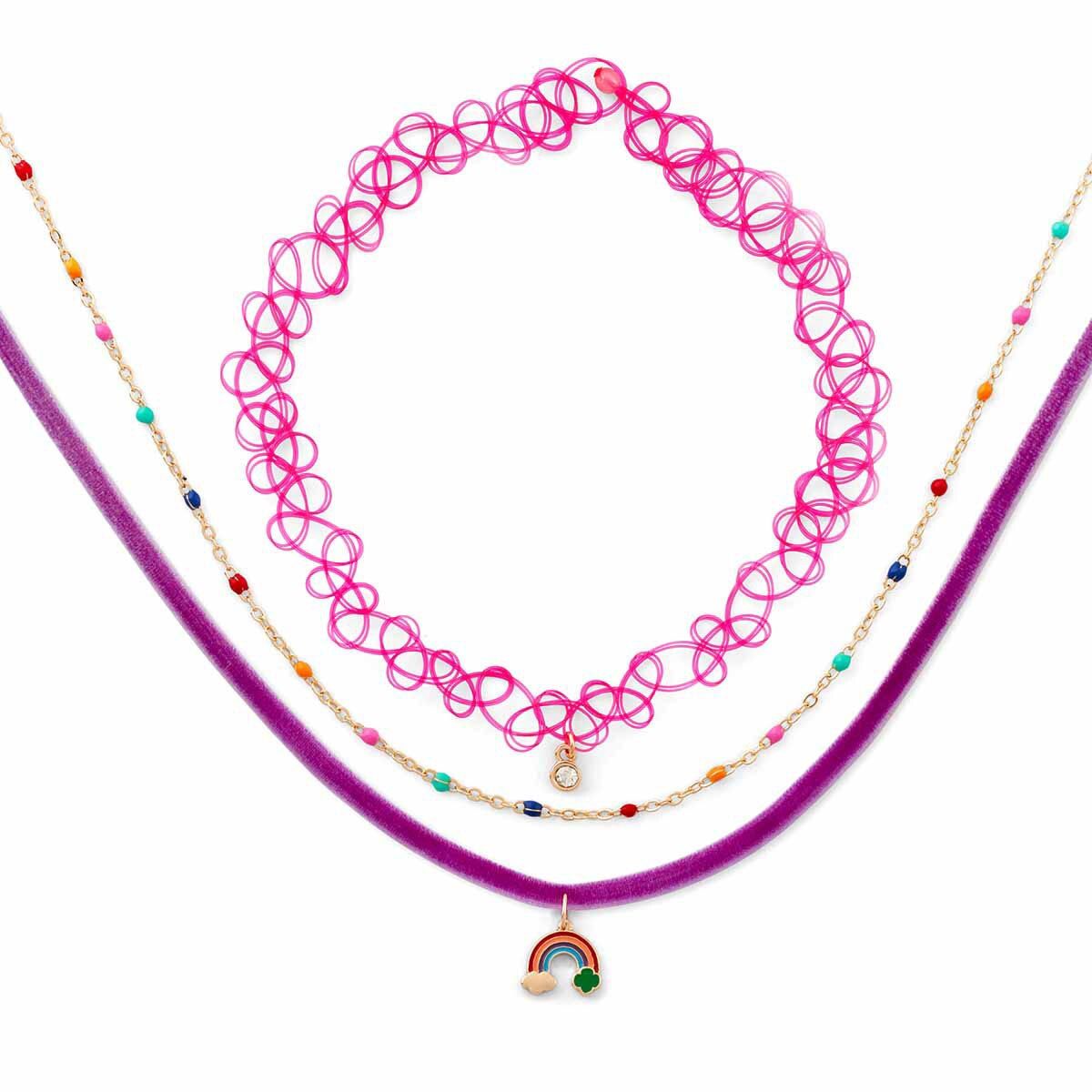 Multi Necklace 3 Pk Set
