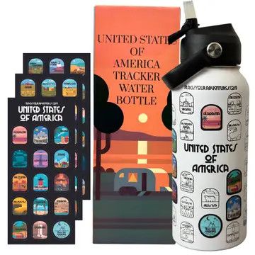 United States Tracker Water Bottle 32 oz
