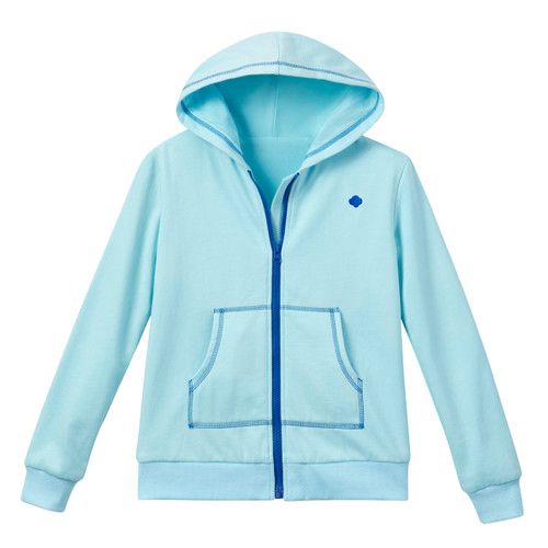 C/S/A ZIP HOODIE LS SKY