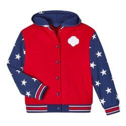 Star-Spangled Varsity Jacket - Women's, Size: XS