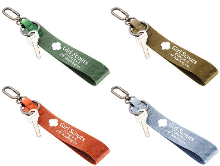 GSOSW Never Lost Keychain, Color: Orange