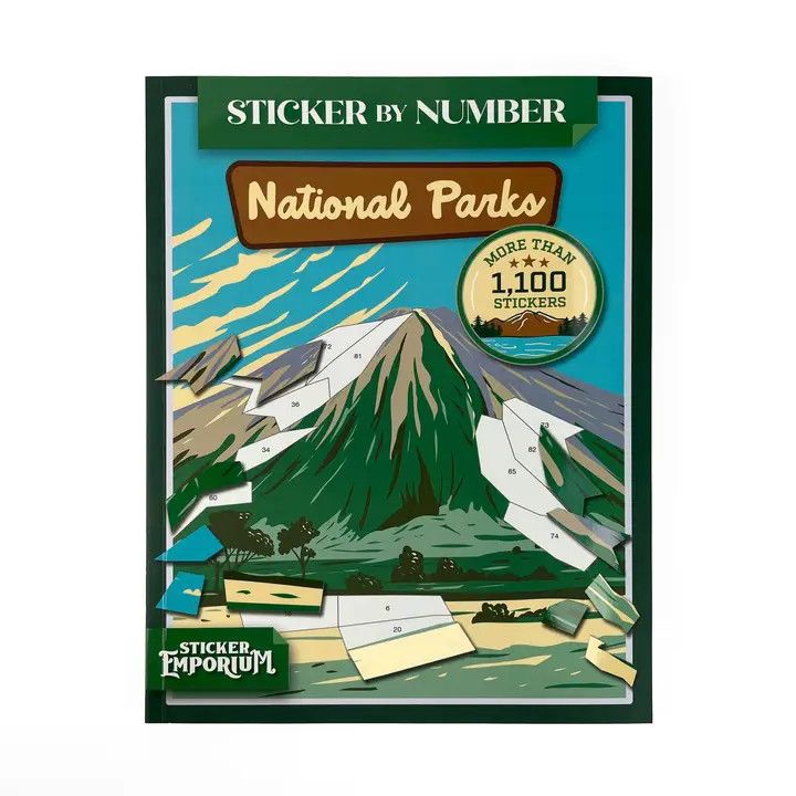 National Parks Sticker By Number
