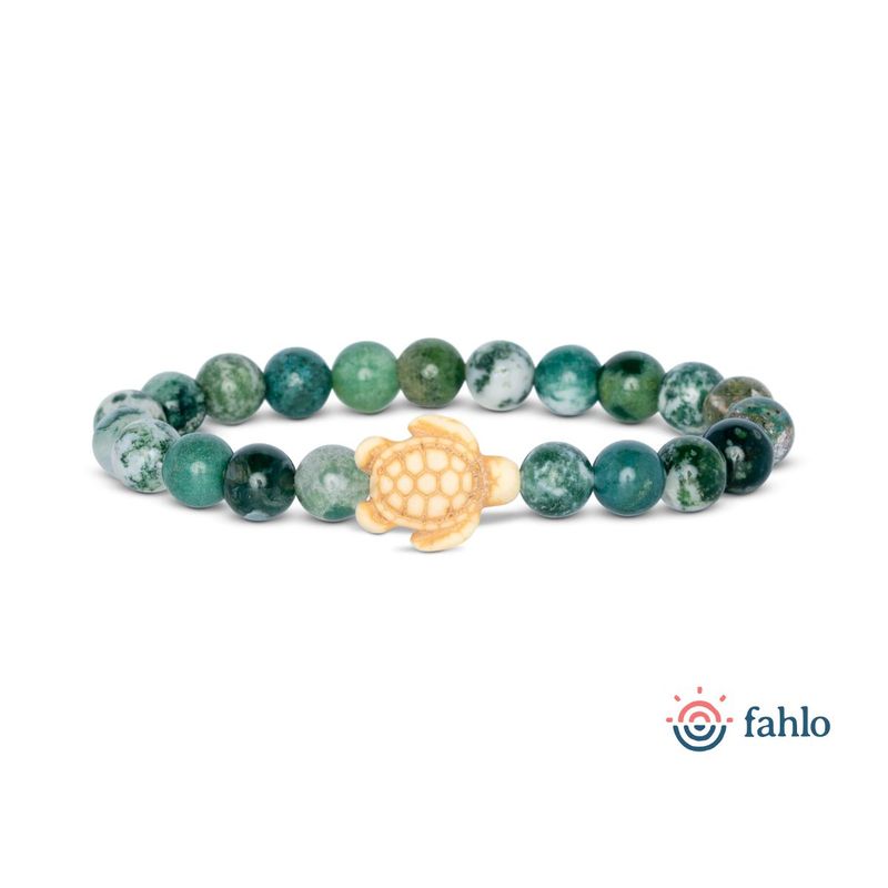 Sea Turtle Seagrass- Fahlo Bracelet