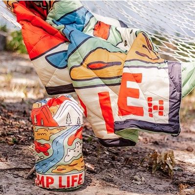 Quilted Blanket with Matching Bag — Camp Life