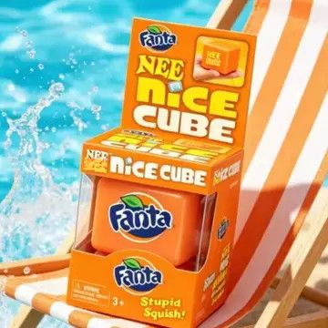 Needoh Nice Cube Fanta Orange