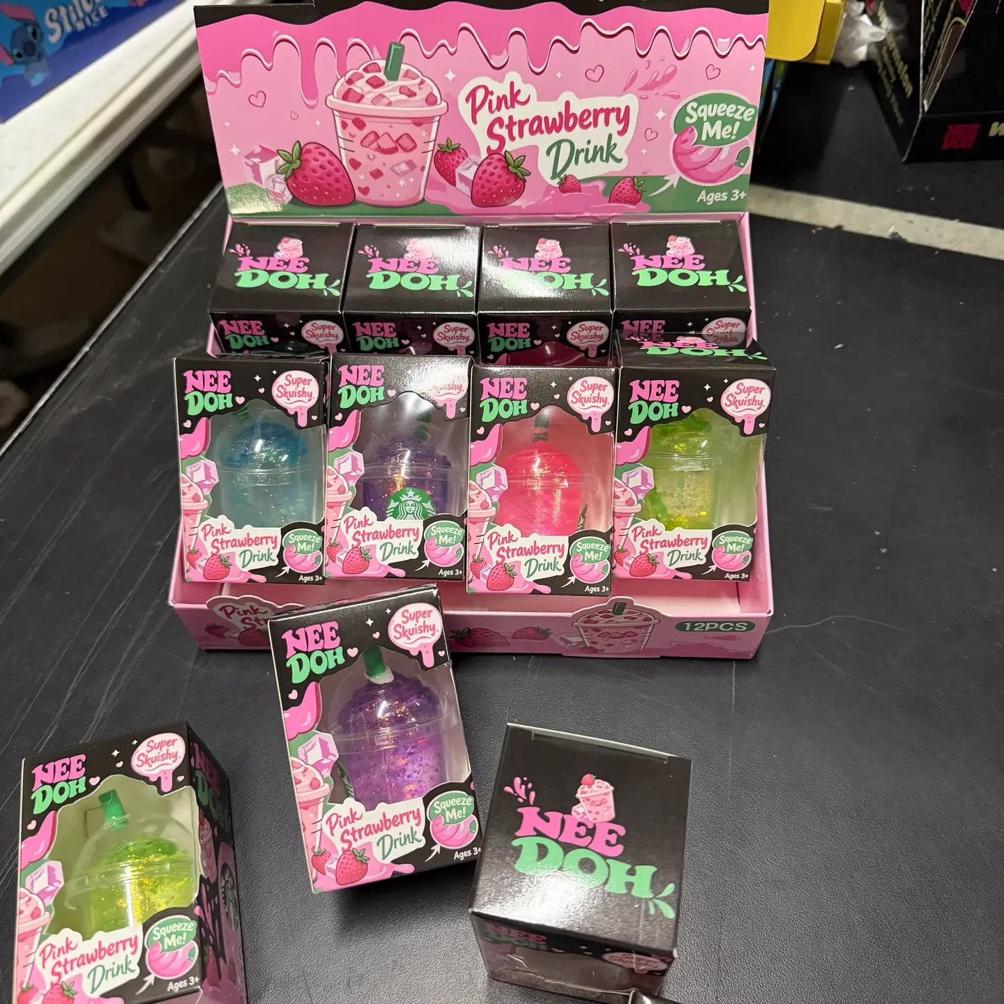 Nee Doh Starbucks Glitter Drink Squishy