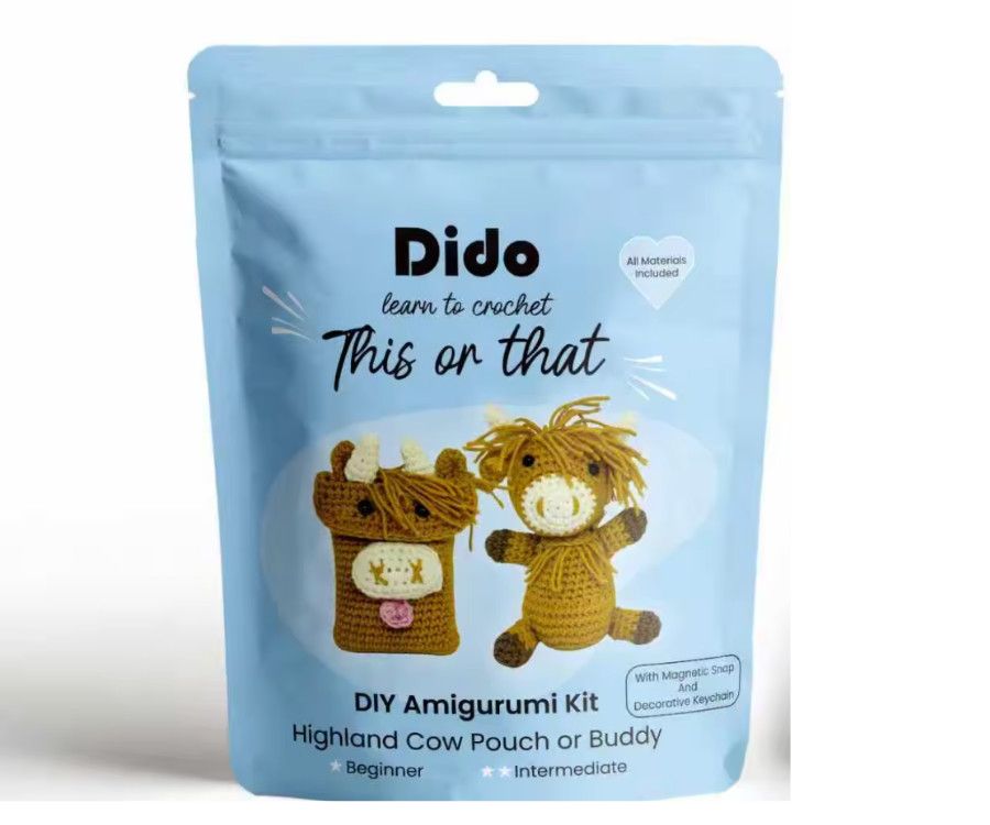 DIY Amigurumi Kit - Highland Cow