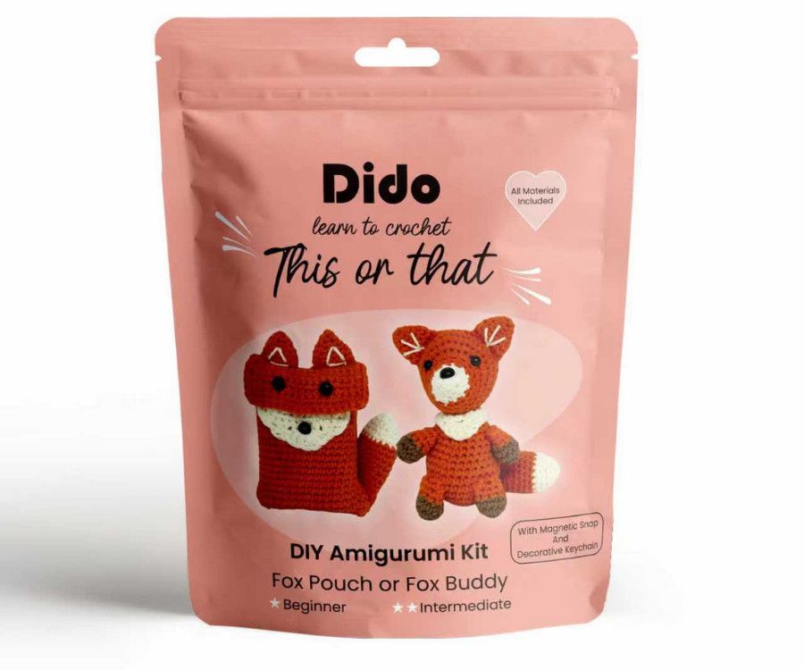DIY Amigurumi Kit - Fox Buddy