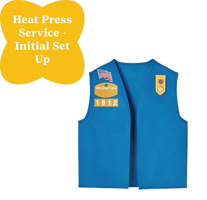 Heat Press Service: Initial Uniform Set-up