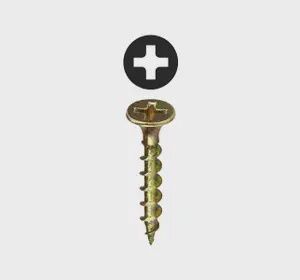 #6 x 1'' Phillips Bugle Head Coarse Thread Drywall Screw 100 PK. WR61