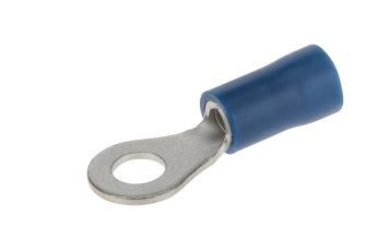Vinyl Insulated Ring Terminal for #8 Stud and 16-14 AWG | 25 Pack