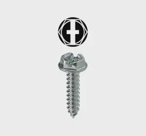 #10 x 3/4'' Phillips/Slotted Hex Washer Head 100 PK, HWSMS1034