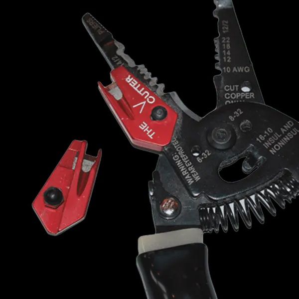 V-CUTTER KNIFE ATTACHMENT for WIRE STRIPPERS