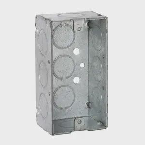 1-1/2 DEEP HANDY BOX WELDED 1/2 KO