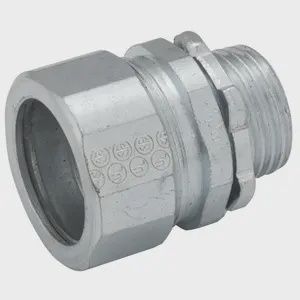 RGD/IMC COMPR CONNECTOR 3/4 IN STEEL. 1803