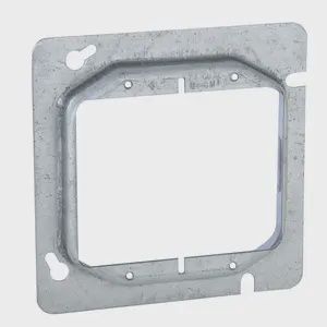 4-11/16 MUD RING TWO DEVICE - RAISED 5/8. - 818
