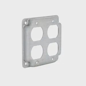 4SQ EXP COVER - 2 DUPLEX RECEPS. - 907C