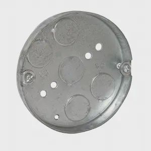 4IN ROUND CEILING PAN 1/2IN DEEP 1/2 KO. - 293