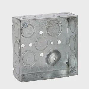 4SQ BOX WELDED 1-1/2 DEEP 1/2-3/4 TKO. - 189