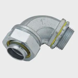 1-1/4 IN 90 LIQUIDTIGHT CONNECTOR STEEL. - 3425