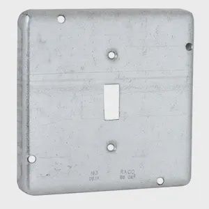 4-11/16 COVER SINGLE DEVICE - TOGGLE. - 870RAC