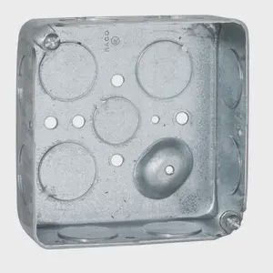 4SQ BOX DRAWN 1-1/2 DEEP  1/2-3/4 KO - 191