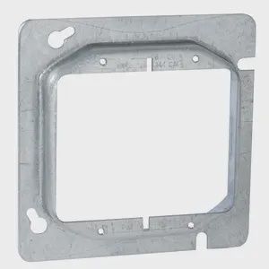 4-11/16 MUD RING TWO DEVICE - RAISED 3/4. - 840