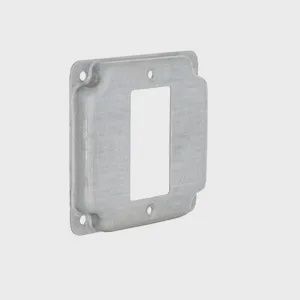 4SQ EXP COVER - 1 GFCI. - 808C