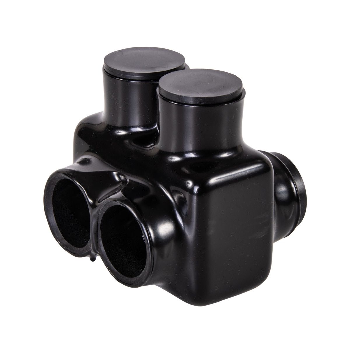 2-Port Black Multi-Tap Pre-Insulated Connector, 500 MCM - 4 AWG IT-500