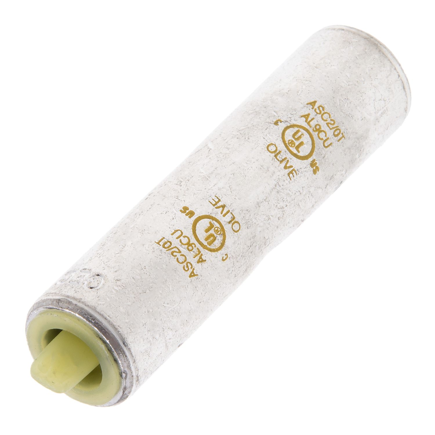2/0 AWG Aluminum Splice - Dual Rated - Olive. ASC2/0T