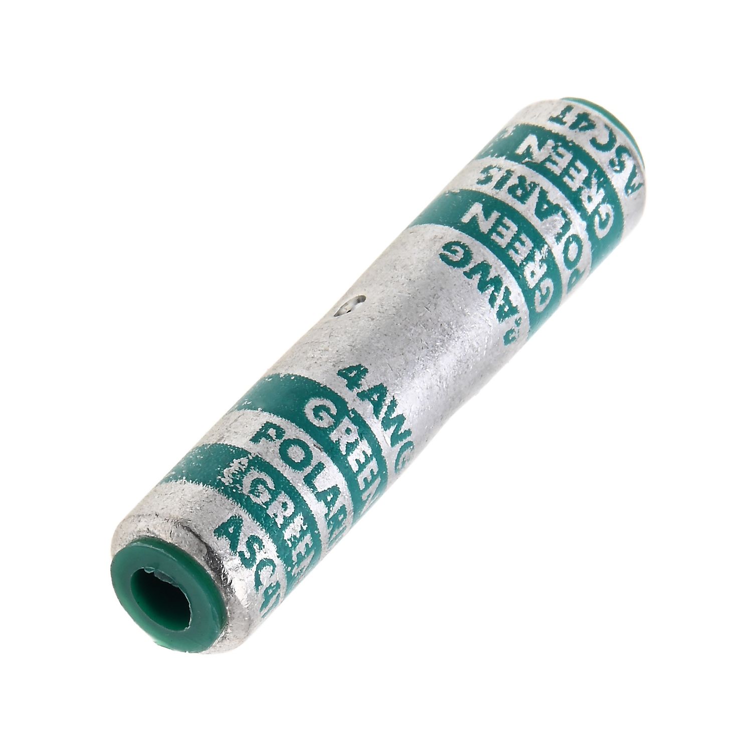 4 AWG Aluminum Splice - Dual Rated - Green. ASC4T