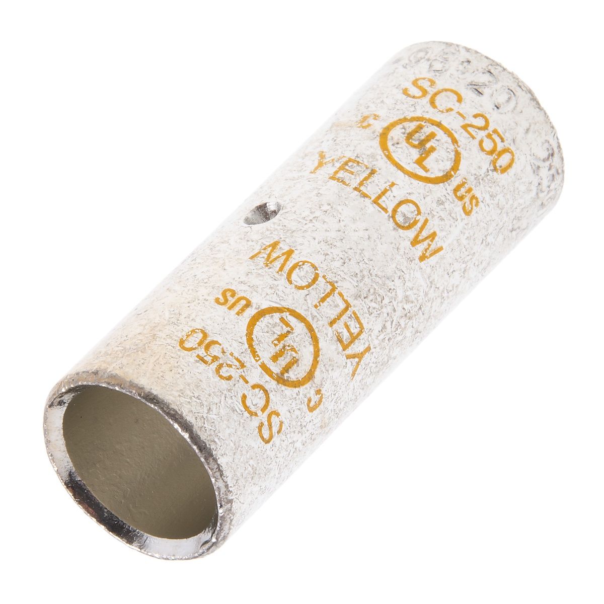 250 MCM Copper Short Barrel Splice - Yellow. SC-250