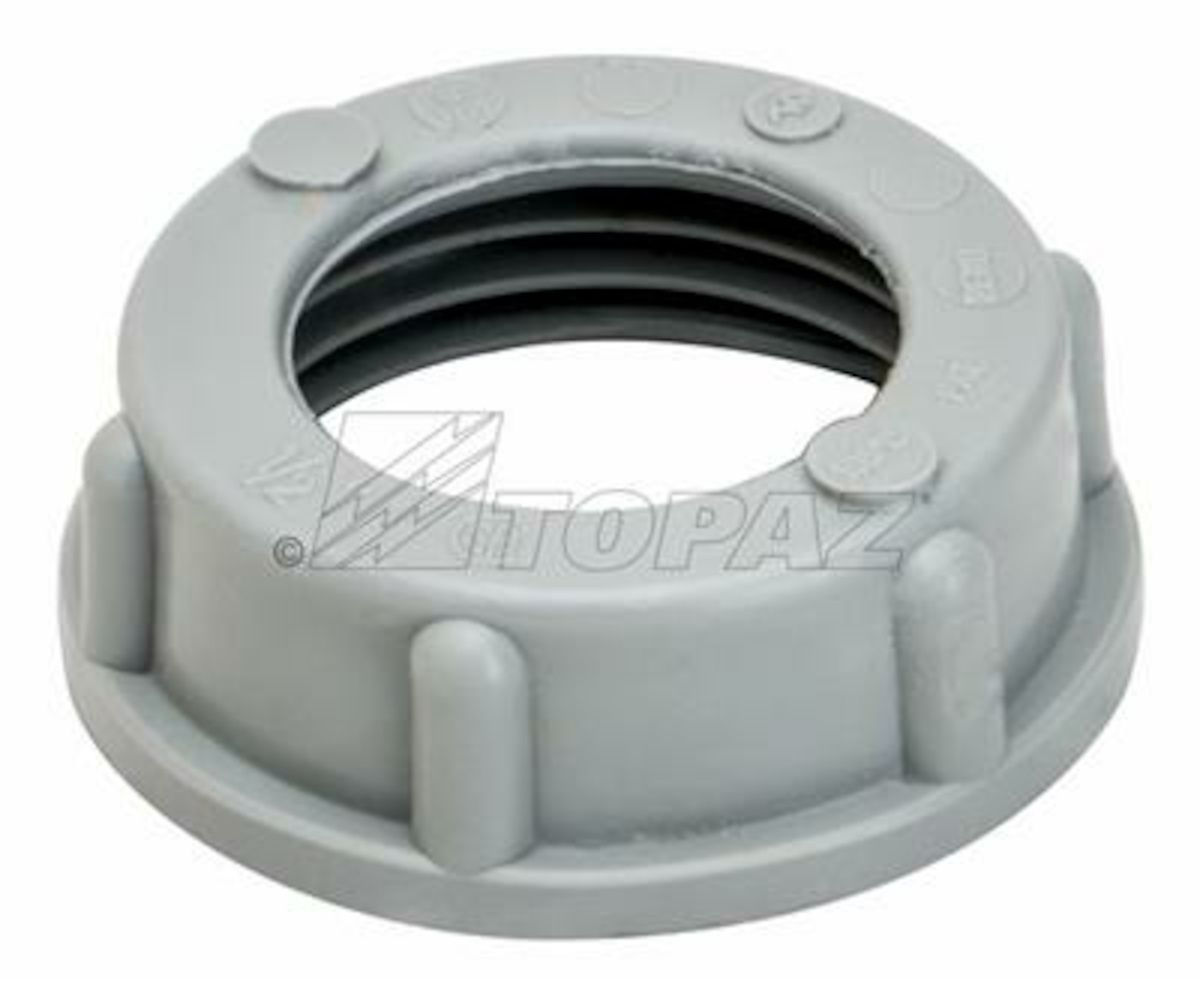 1 1/4" PLASTIC INS. BUSHING - 834TZ