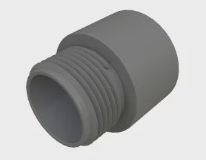 PVC 1 1/4" TERMINAL ADAPTER - TA12
