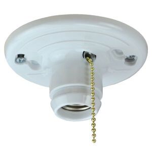 LH-12P PULLCHAIN LAMPHOLDER NON-METAL
