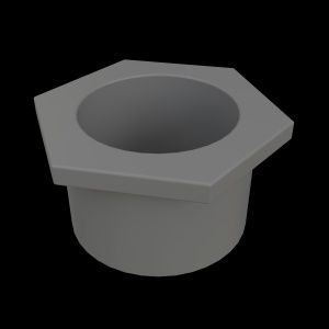 3"-2 1/2" PVC RED BUSHING - MR3025