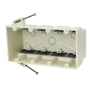 4G WHITE SWITCH AND OUTLET BOX - 4300-NK