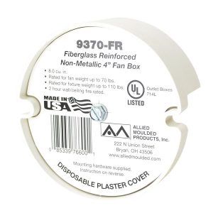 9370-FR - 4" FIBERGLASS NM FAN BOX