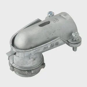 1 1/2" 90* SQUEEZE CONNECTOR FLEX AC/MC - 2696