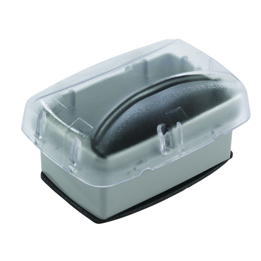 Weatherproof Cover, Plastic In-Use, Single-Gang, Vrt/Hrz, 2.75" Clear - WP3100C