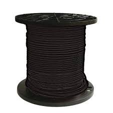 8 STRANDED CU THHN BLK 1000 ft ROLL. - 20488306