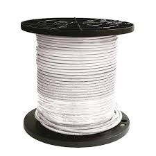 8 STRANDED CU THHN WHITE 1000 ft. ROLL - 20489106