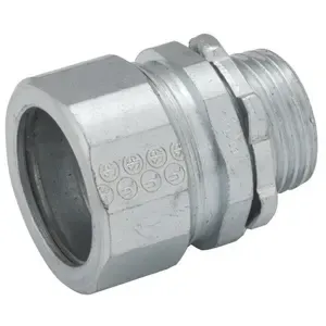 3/4" RGD/IMC COMPR CONNECTOR STEEL. 1803