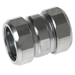 1-1/4" RGD/IMC COMPR COUPLING STEEL. 1825