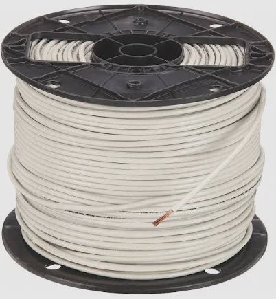 10-19 STRANDED CU THHN WHT 500ft ROLL - 22974001