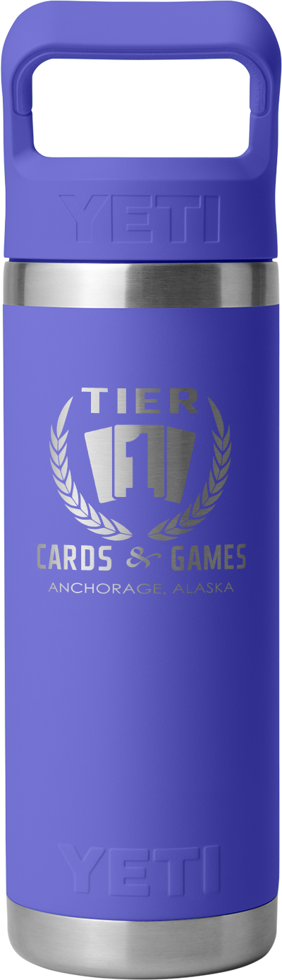 Tier 1 Yeti Rambler 18oz Straw Bottle, Colour: Violet